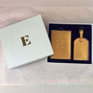 Elton John Gold‎ Passport Holder Luggage Tag Travel Set